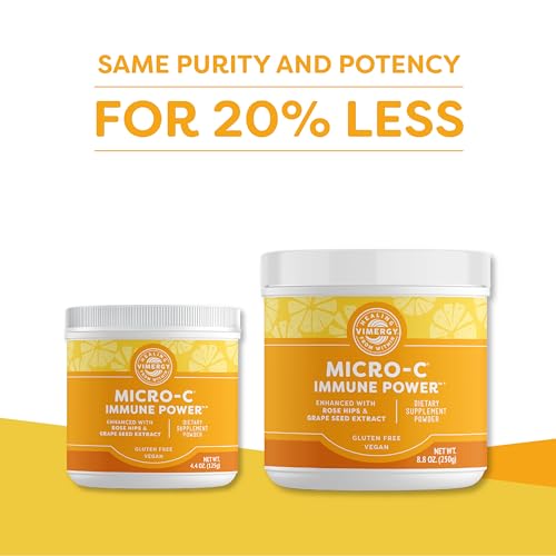 Nutritional label highlighting 2000mg vitamin C per serving