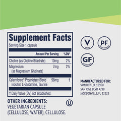 Highlighted ingredients: Inositol, L-Glutamine, L-Taurine, Choline, Magnesium Glycinate