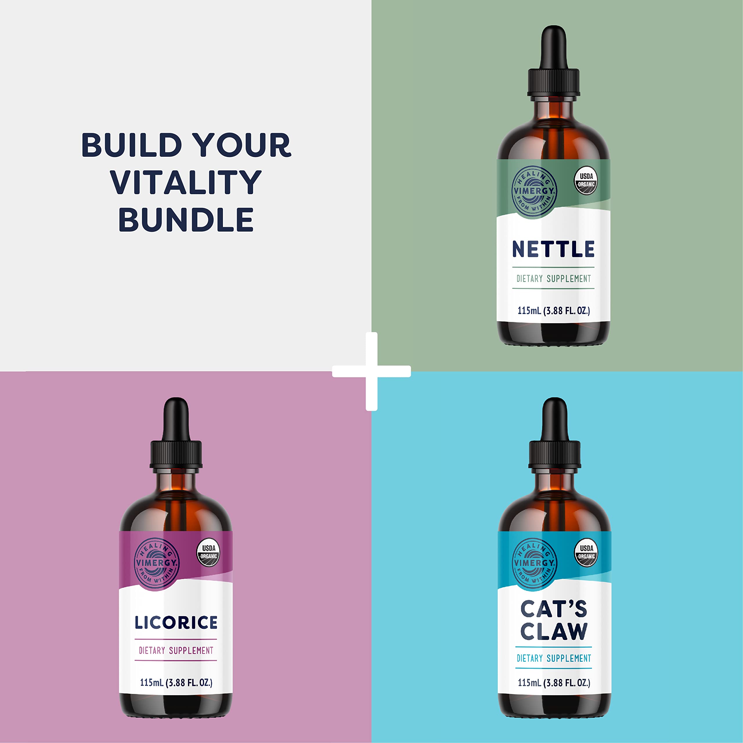 Ingredients and clean label of Vimergy Lemon Balm Tincture