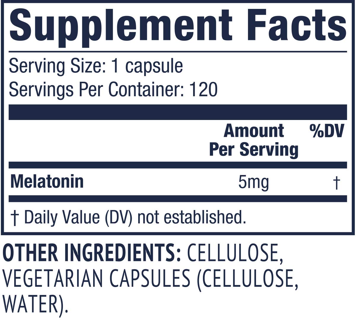 Vimergy Melatonin packaging and ingredient highlights