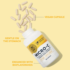 Vimergy Micro-C capsules being used on the go or added to a smoothie