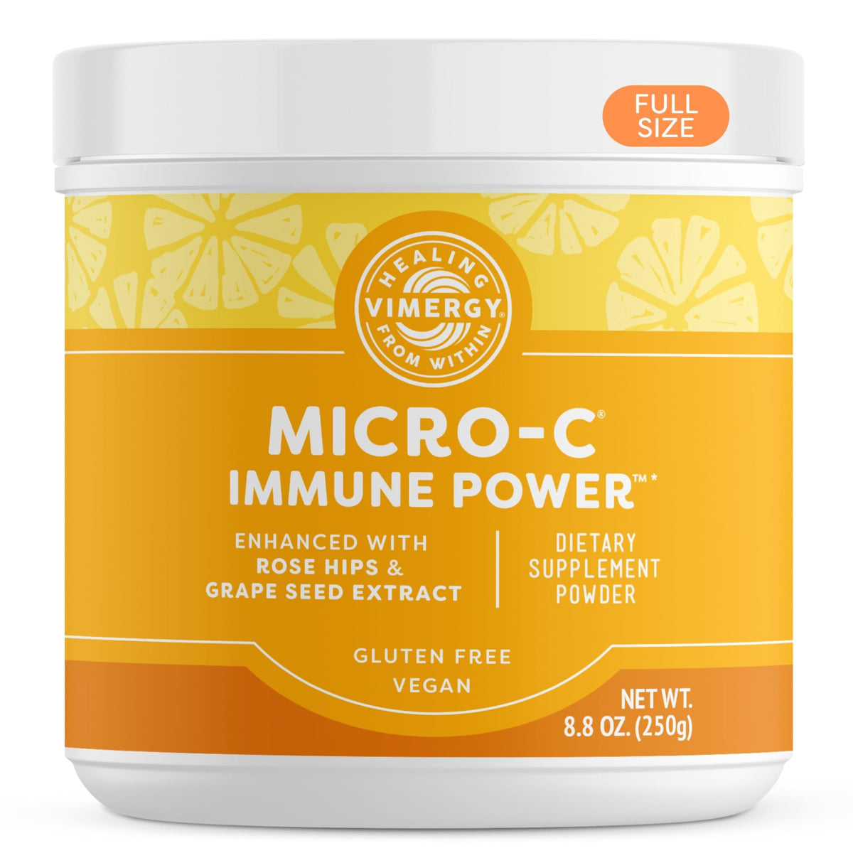 Vimergy Micro-C Immune Power powder container with label