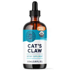 Bottle of Vimergy Organic Cat’s Claw Liquid (115 mL)