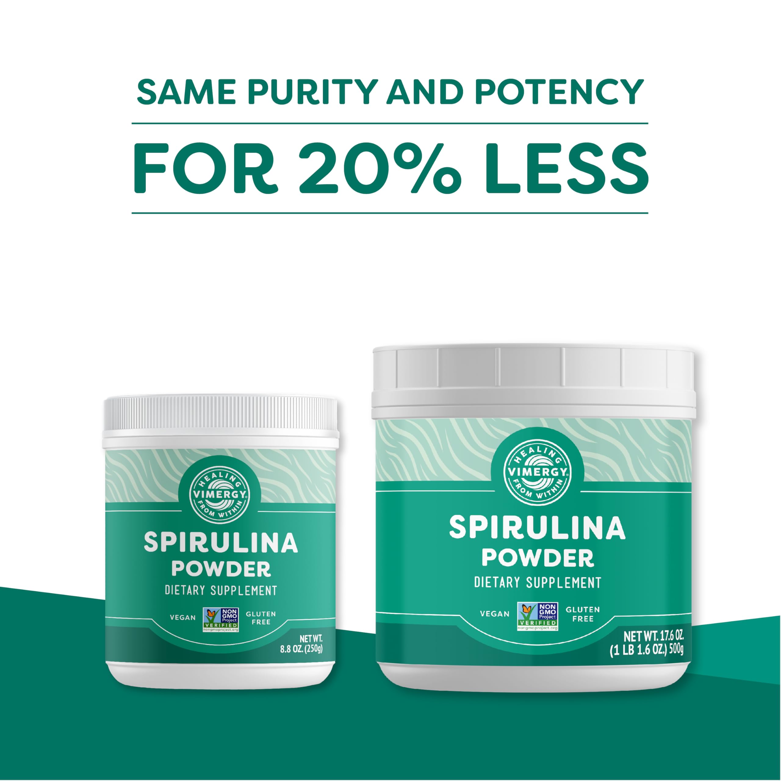 Spirulina powder mixed in water