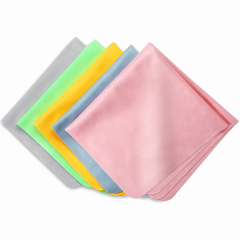 Vin Beauty extra large microfiber cleaning cloths 12x12 in yellow