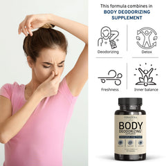 Chlorophyll capsules for odor neutralization and detox support