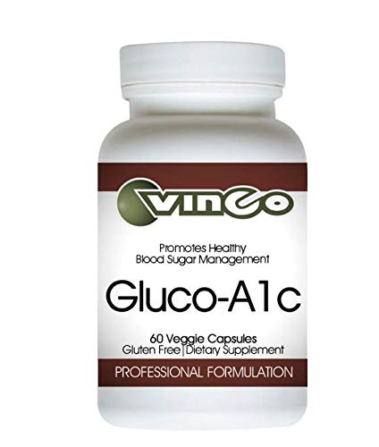 Bottle of Vinco Glukokine 60 Tabs dietary supplement.