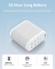 Vindsbay portable sound machine battery-2000mah highlighting long-lasting power for travel or home.