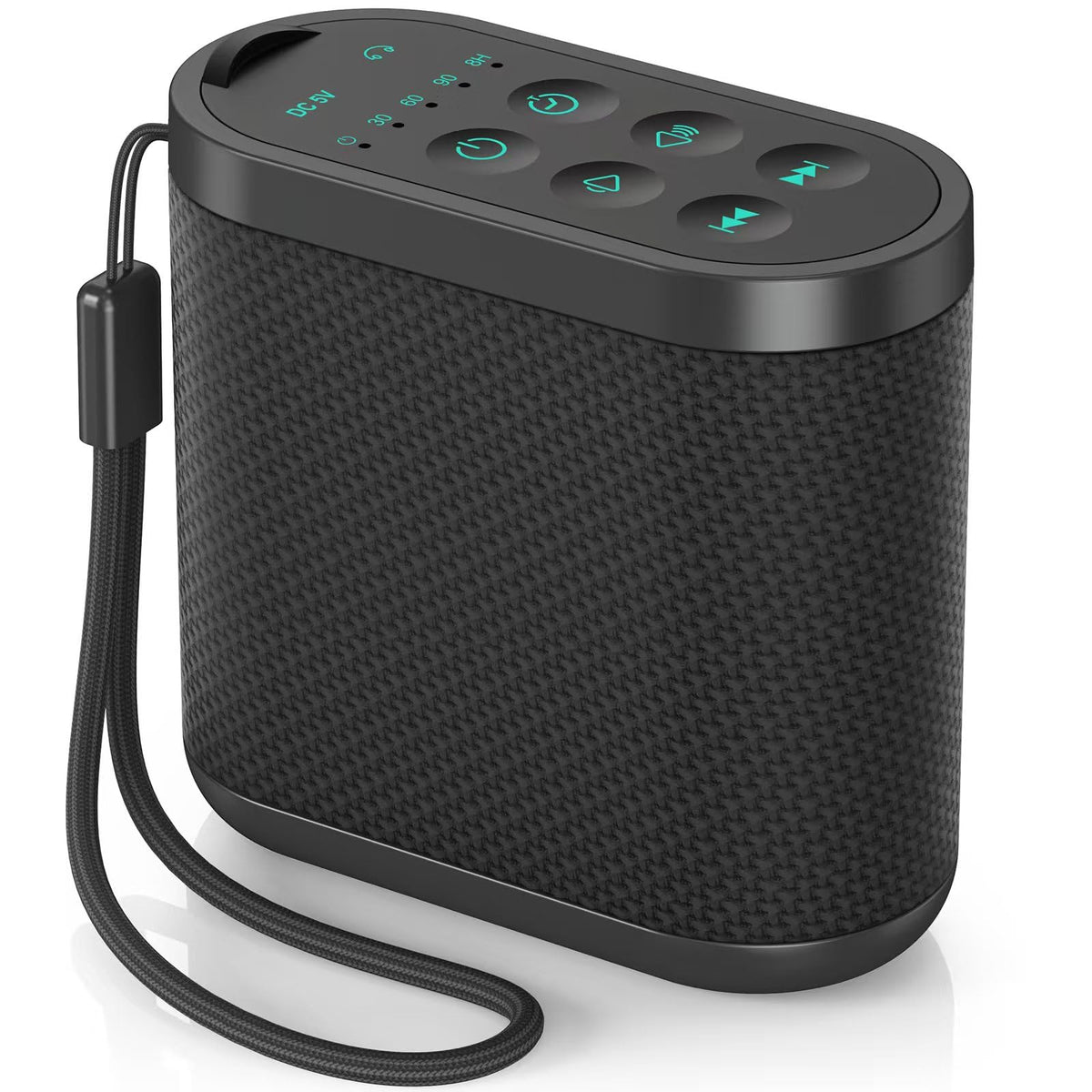 Vindsbay portable white noise machine in brown front view for focused sleep ambiance.