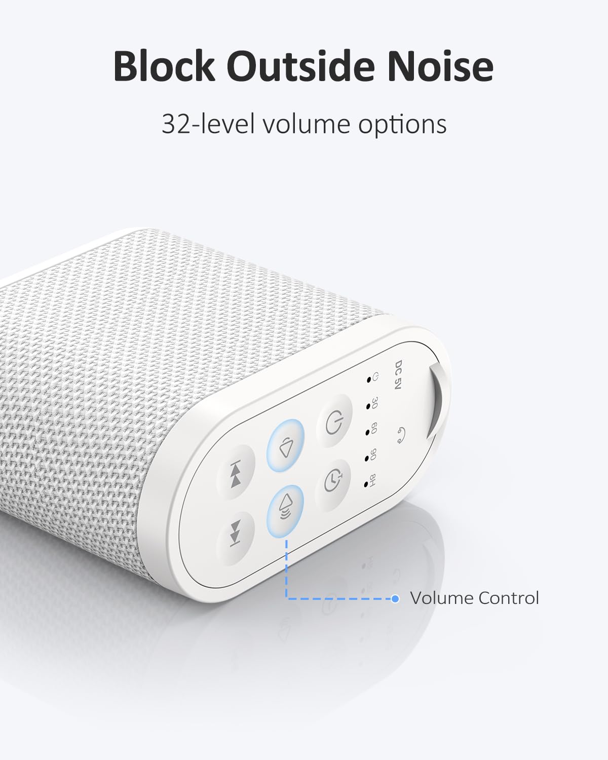 Vindsbay night-use-friendly buttons simplify setup in the dark.