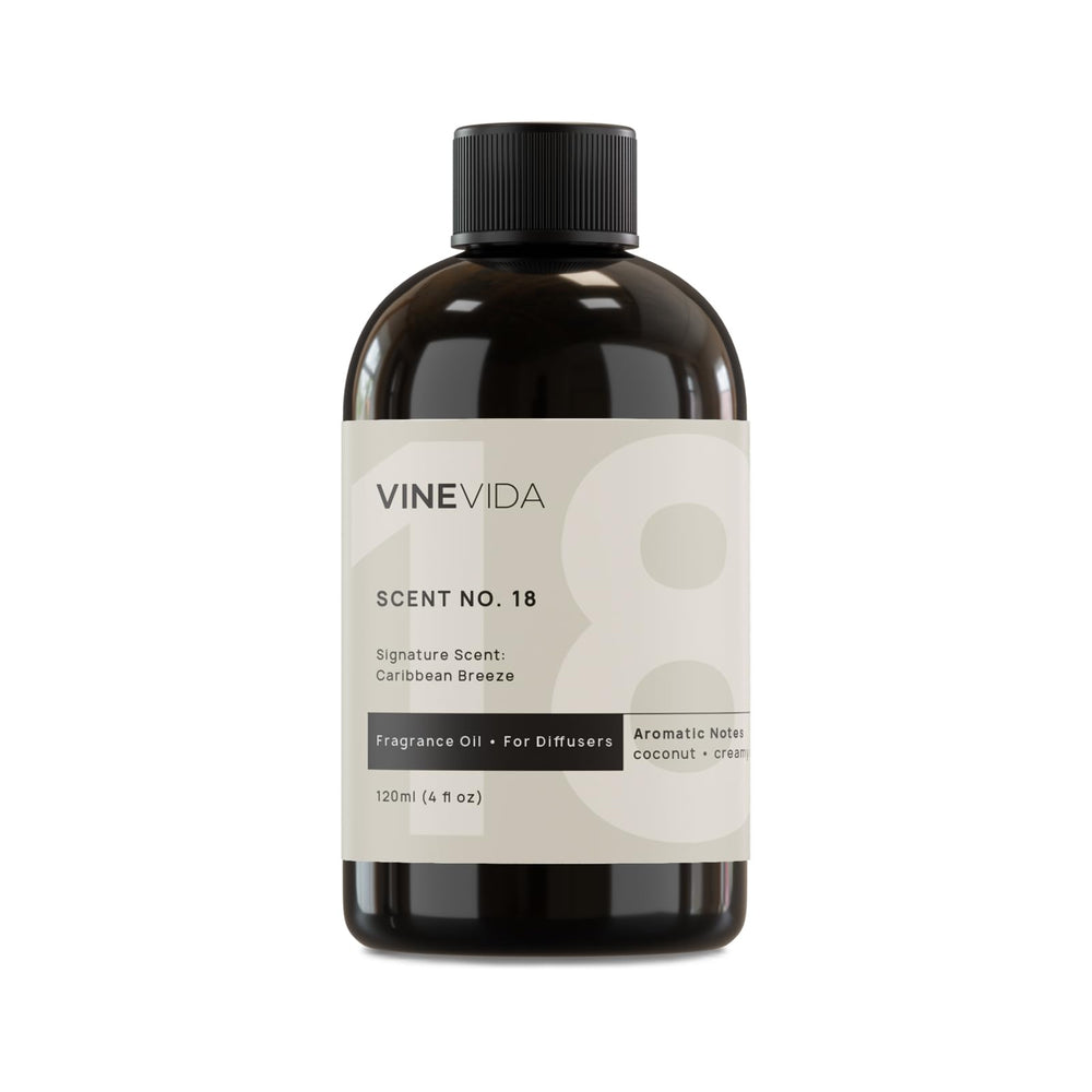 VINEVIDA Caribbean Breeze fragrance oil bottle, 4 oz