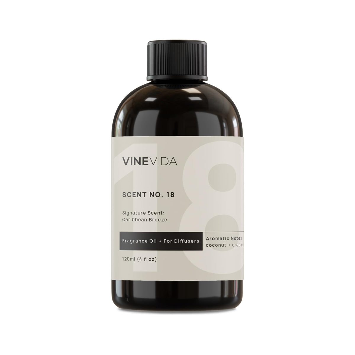 VINEVIDA Caribbean Breeze fragrance oil bottle, 4 oz