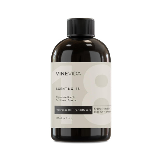 VINEVIDA Caribbean Breeze fragrance oil bottle, 4 oz