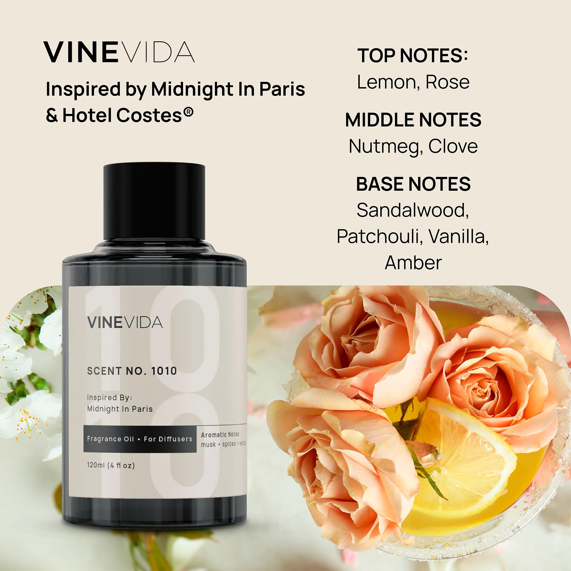 VINEVIDA fragrance No.1019 diffuser oil