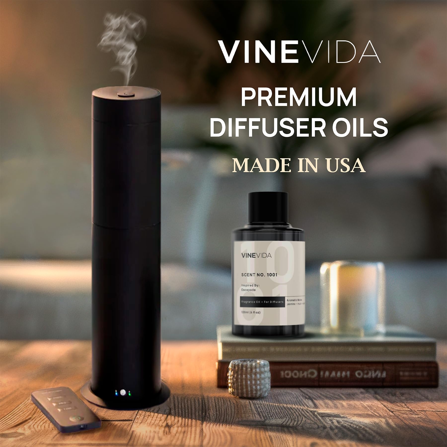 VINEVIDA Pack of 4 hotel fragrance collection packaging