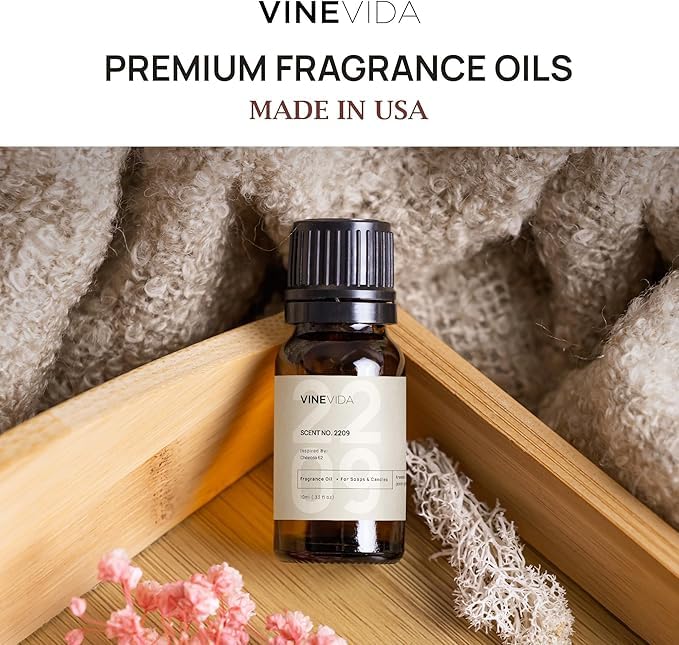 Soap making fragrance oils and related scents in set