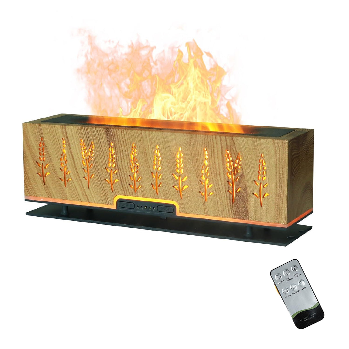 VINGVO upgraded diffuser flame light creates cozy ambiance with LED flame effect