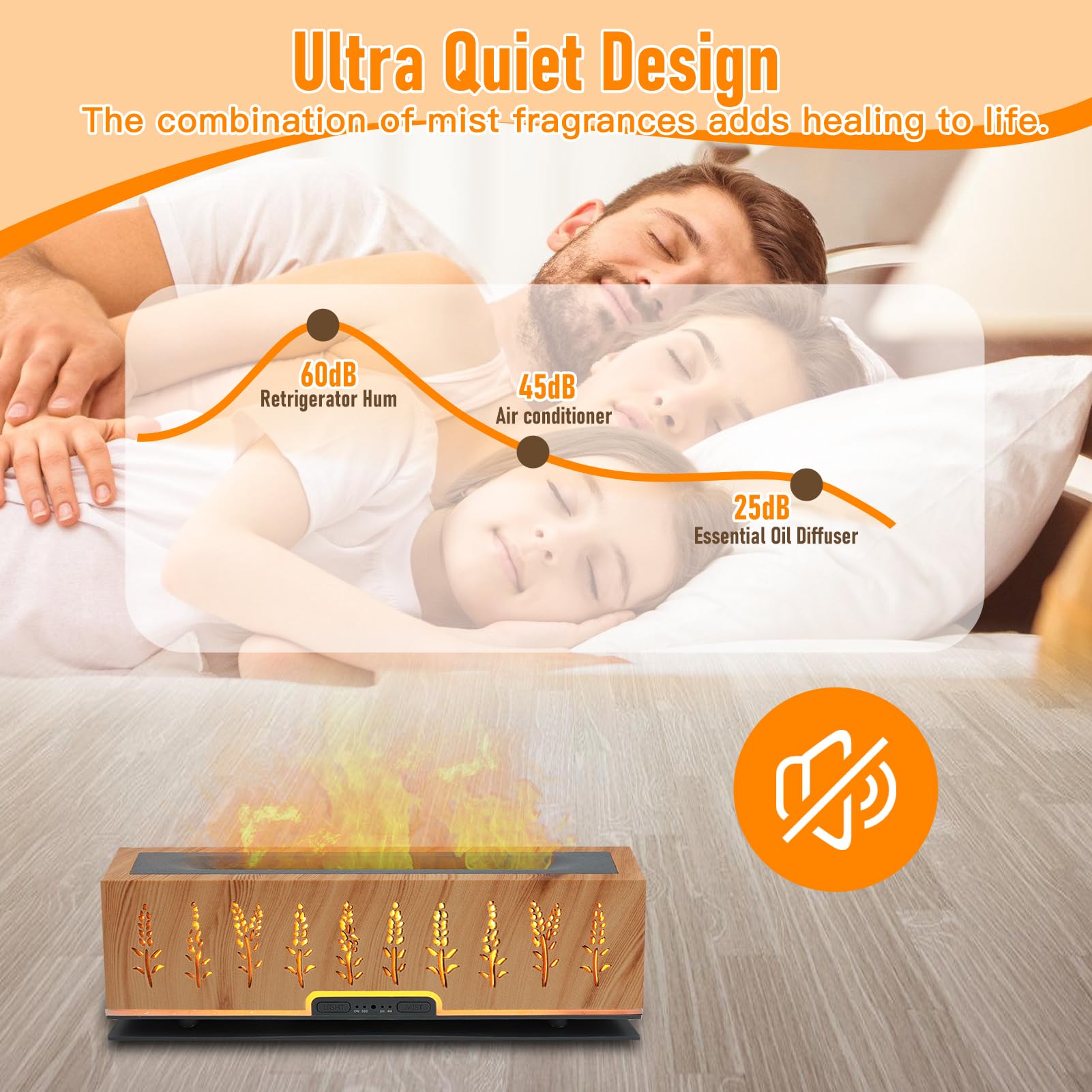 VINGVO diffuser designed for large rooms balances dry winter air
