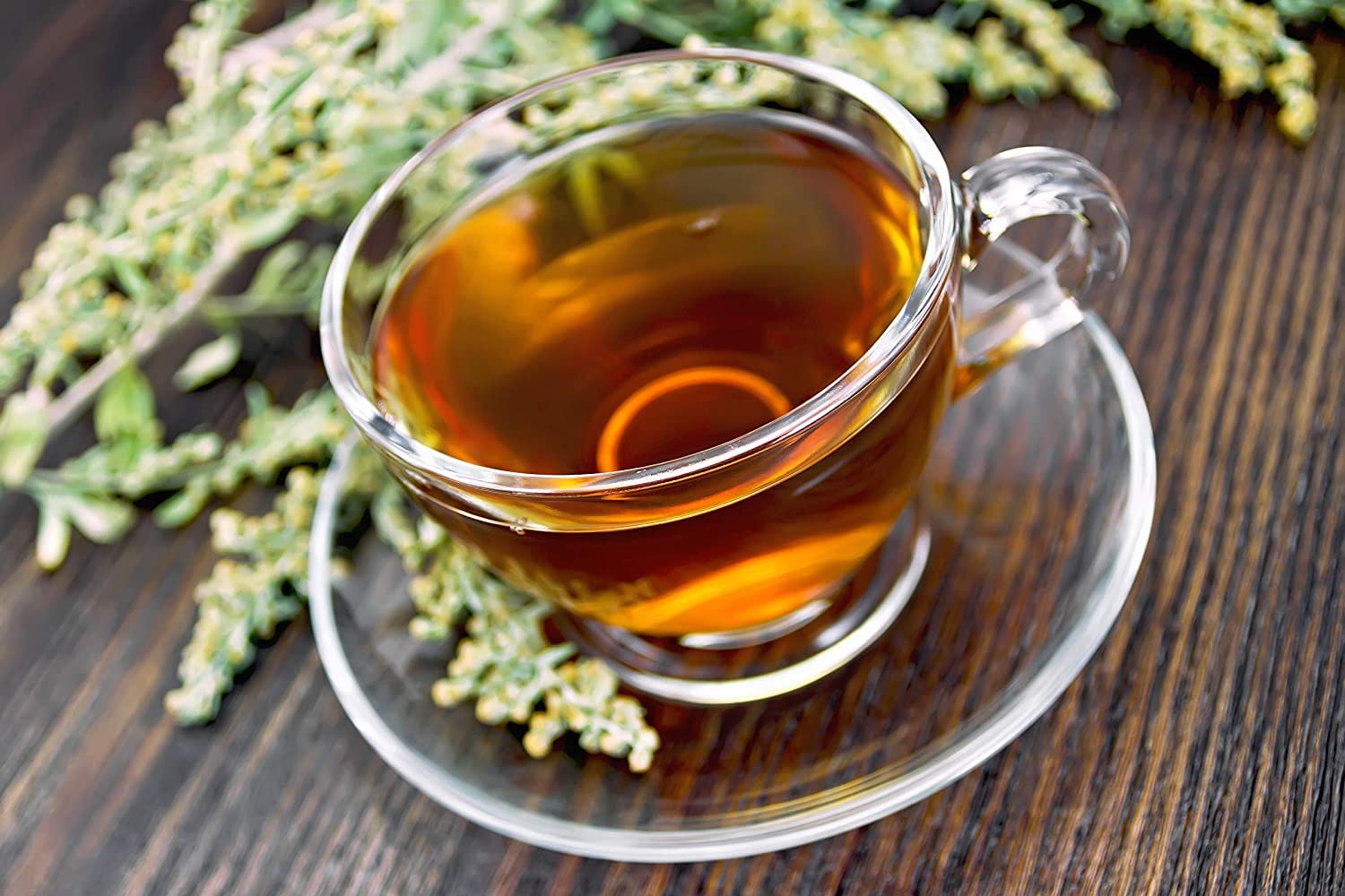Natural wellness tea with minerals and nutrients