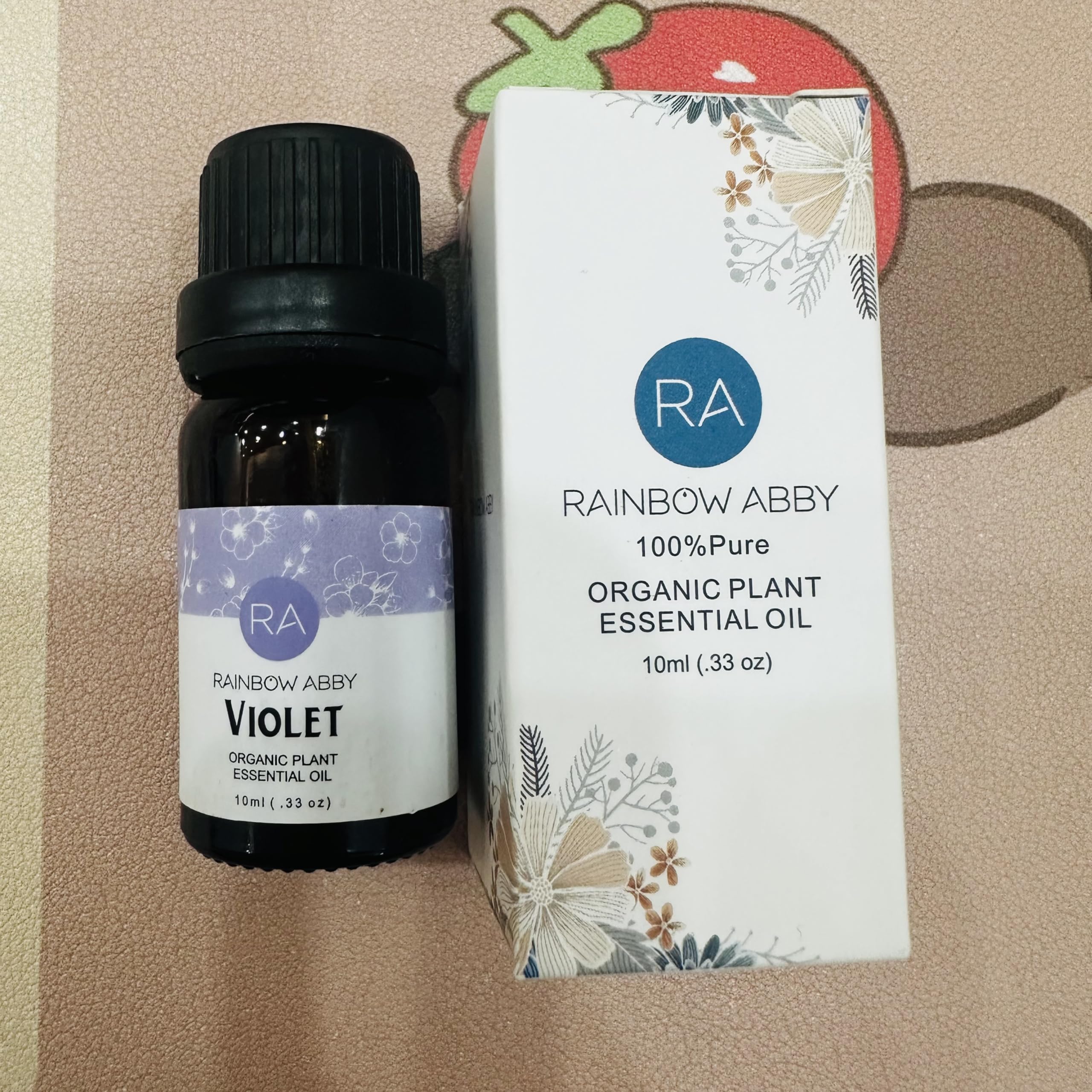 CO2 extraction concept for violet oil showing France origin
