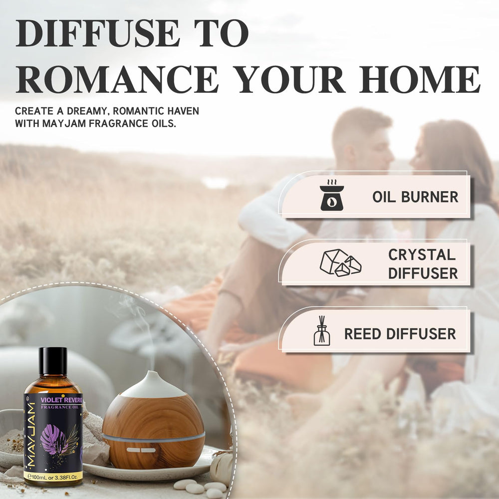 Violet Reverie fragrance oil used in soap making