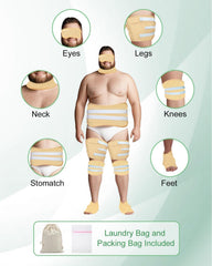 Castor oil pack wrap for legs (11 pieces, Viowey)