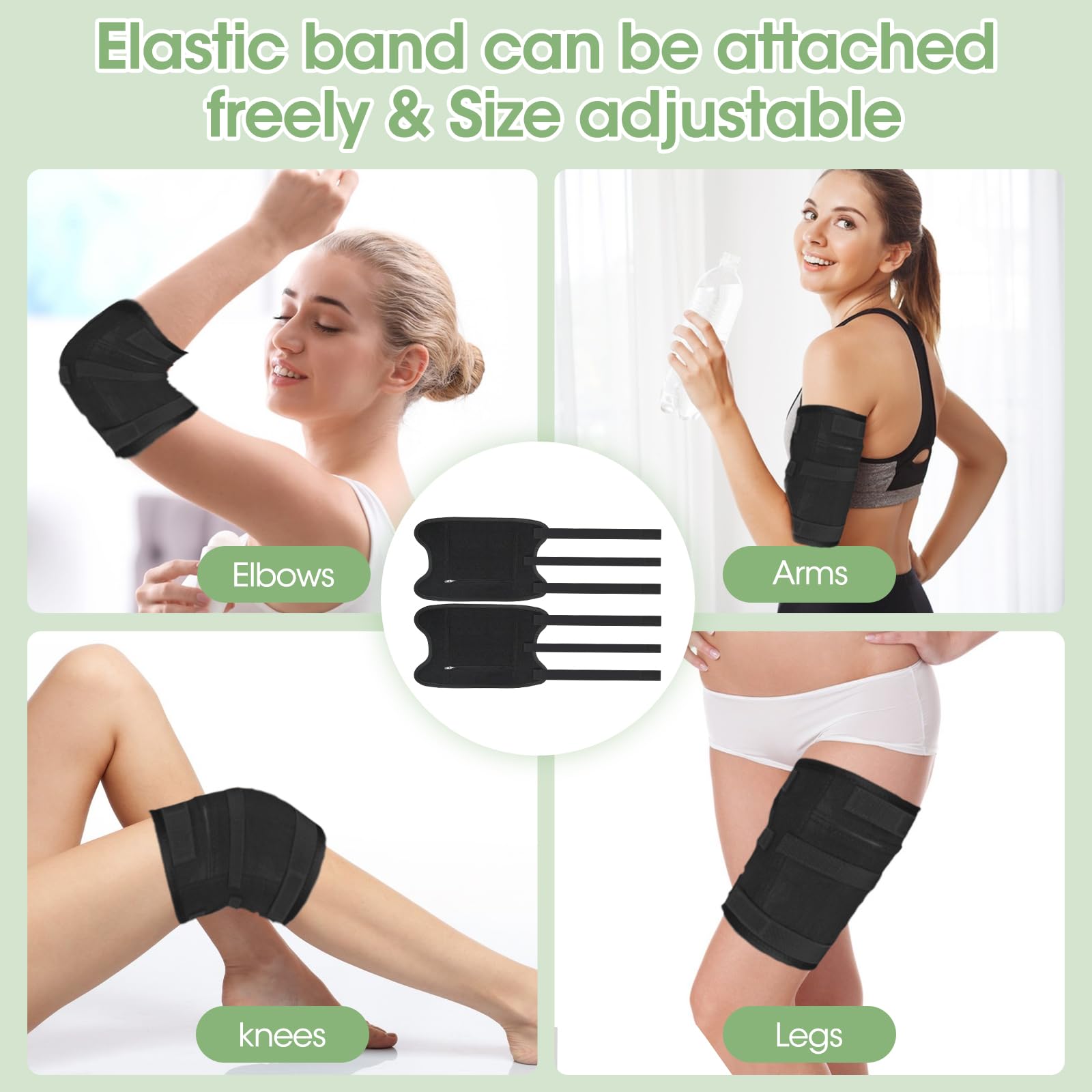 Reusable Castor Oil Pack Wrap for Hands - Three-layer Design