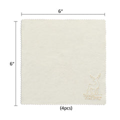 Close up of 6x6 natural chamois cloth texture