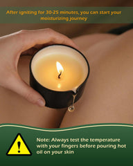 Romantic gift-ready packaging for spa night