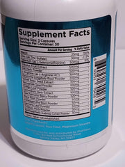 Close-up of Virectin Loaded capsules