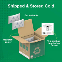 Insulated cooler for cold shipping of Visbiome