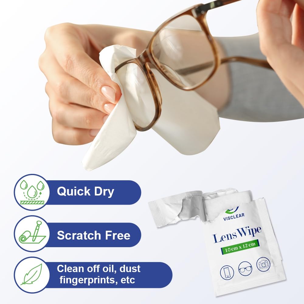 VisClear wipes cleaning a smartphone screen