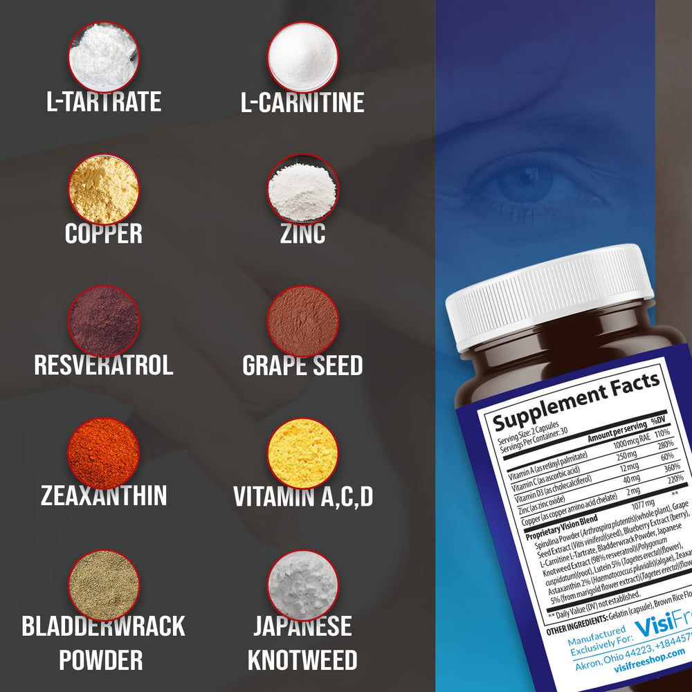 Eye health benefits and improved vision support