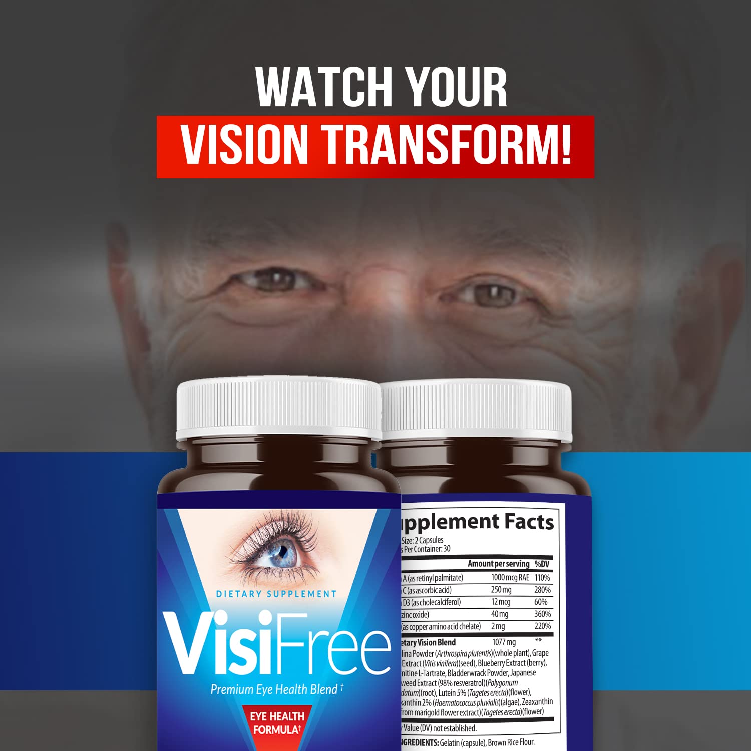 Daily-use capsule for eye health and vision support
