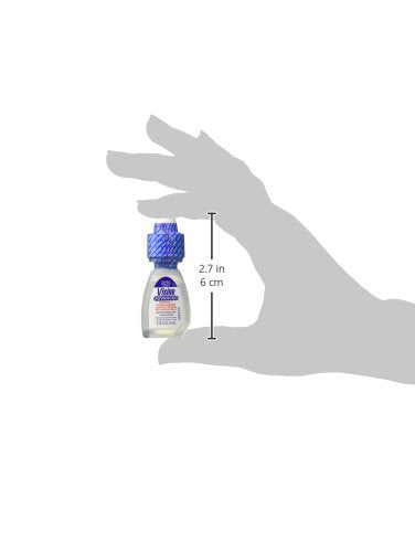 Visine Advanced Relief Eye Drops application scene demonstrates quick-use drops for redness relief.