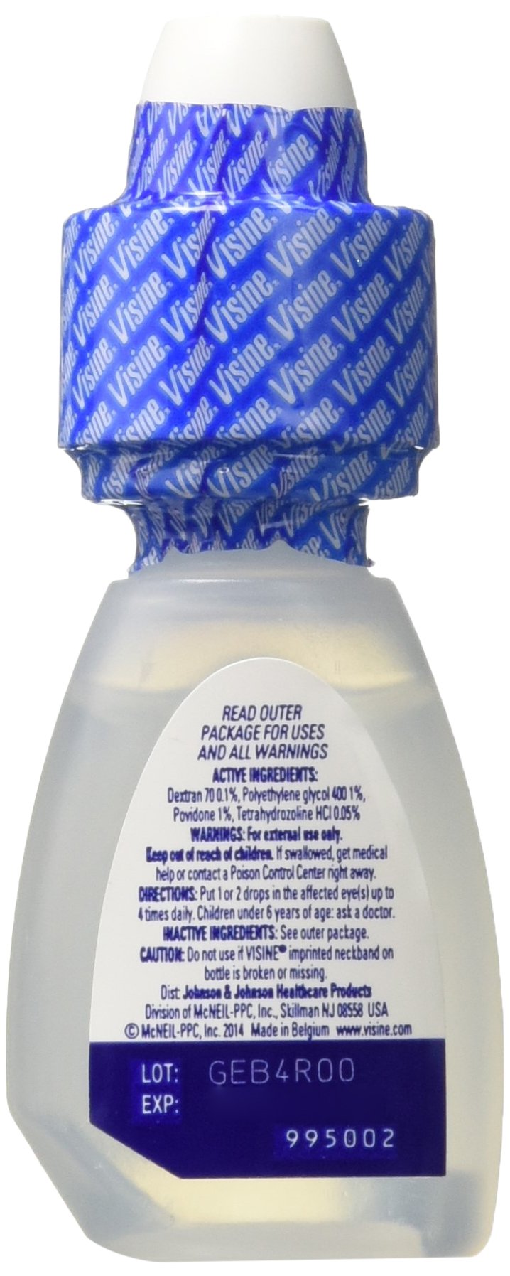 Visine Advanced Relief Eye Drops packaging emphasizes travel-friendly design for on-the-go use.