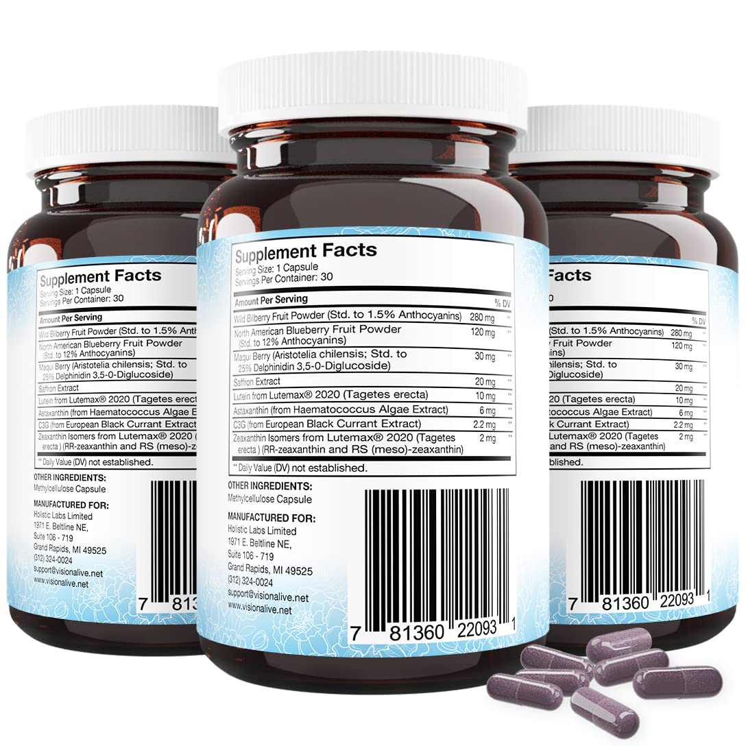 Vision Alive Max 30-count pack front and back