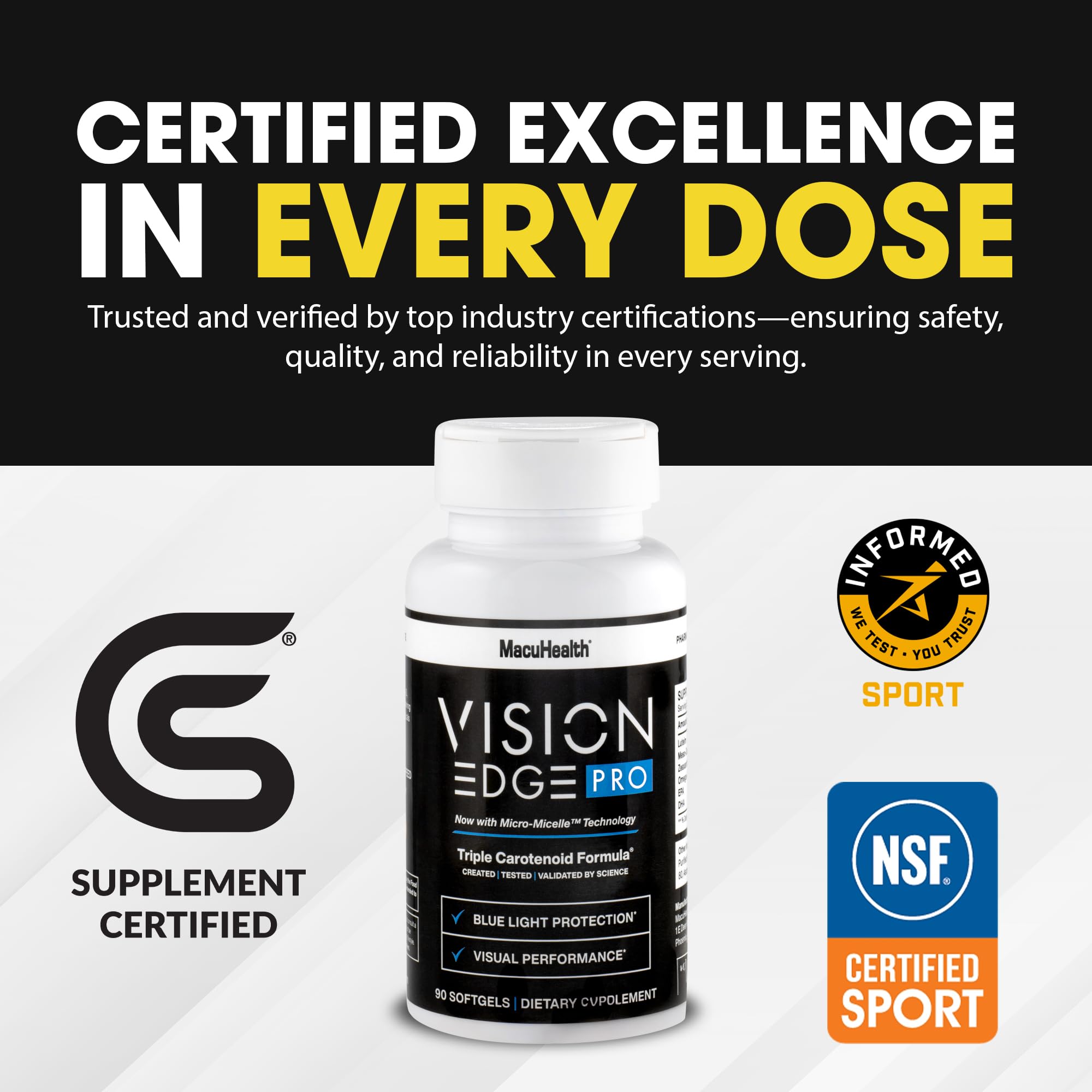 Vision Edge Pro daily-use scene with athletes emphasizes routine support.