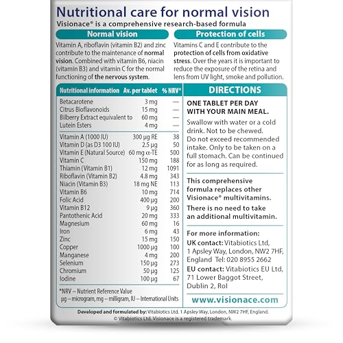 Visionace Original packshot label