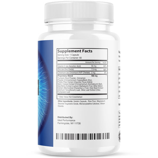 Illustration of Visisharp eye health supplement support