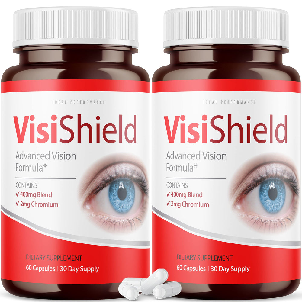 Visishield Advanced Vision Formula bottle with 120 capsules