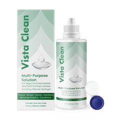 Lenses conditioned for comfort using Vista Clean