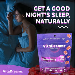 Ingredients including melatonin, L-theanine, GABA, chamomile and 5-HTP
