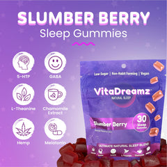 Adults and kids sleep gummies for relaxation and restful nights