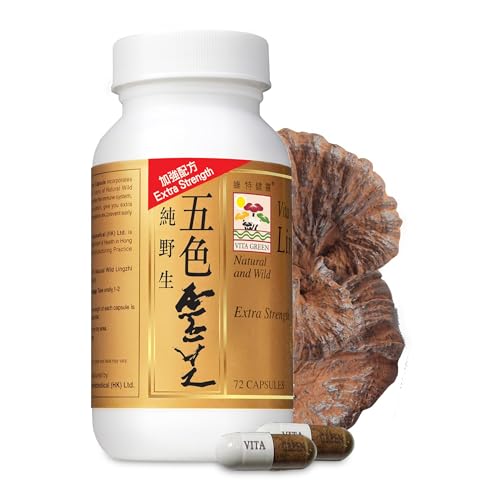 Vita Green Lingzhi capsules bottle front view