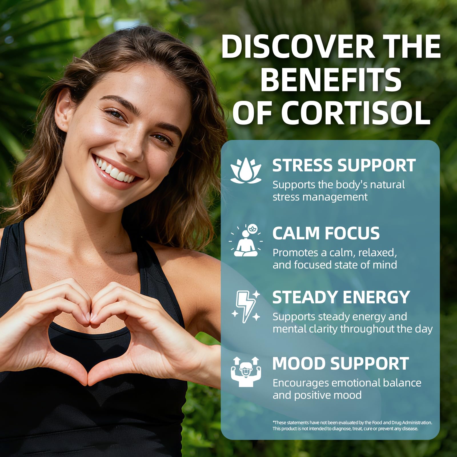 Concept image of calm focus and stress relief