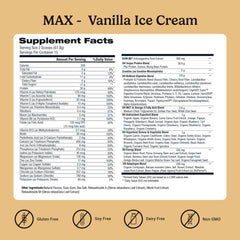VitaHustle ONE Max Protein Vanilla Ice Cream shake - serving 3
