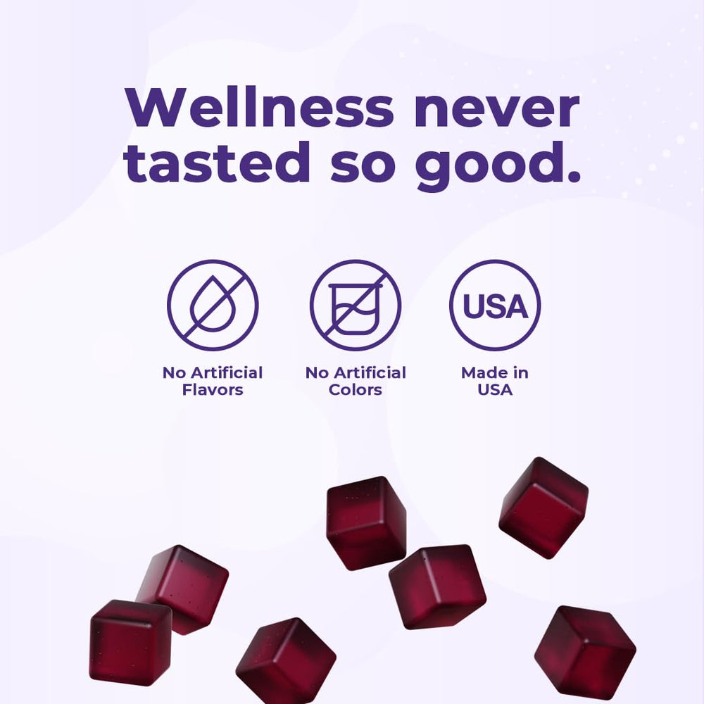 Ingredient highlights: l-theanine, chamomile, lemon balm, passionflower