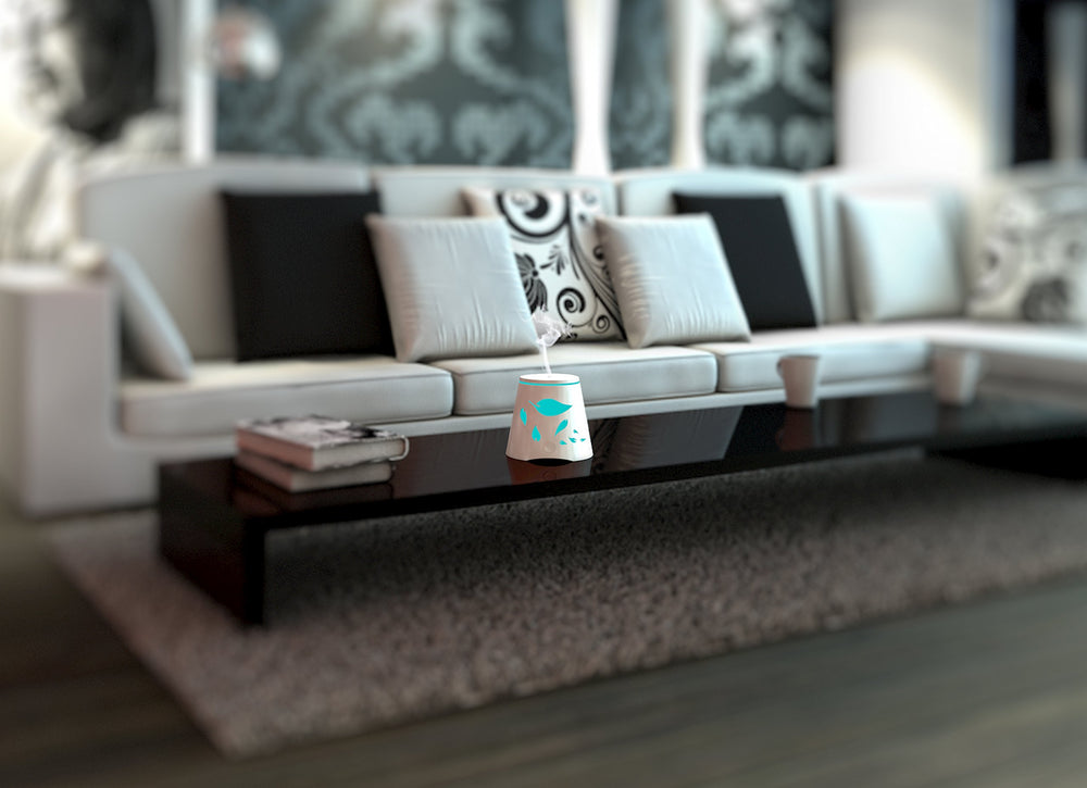 Vita Miracle essential oil diffuser compact design fits desks and tabletops neatly.