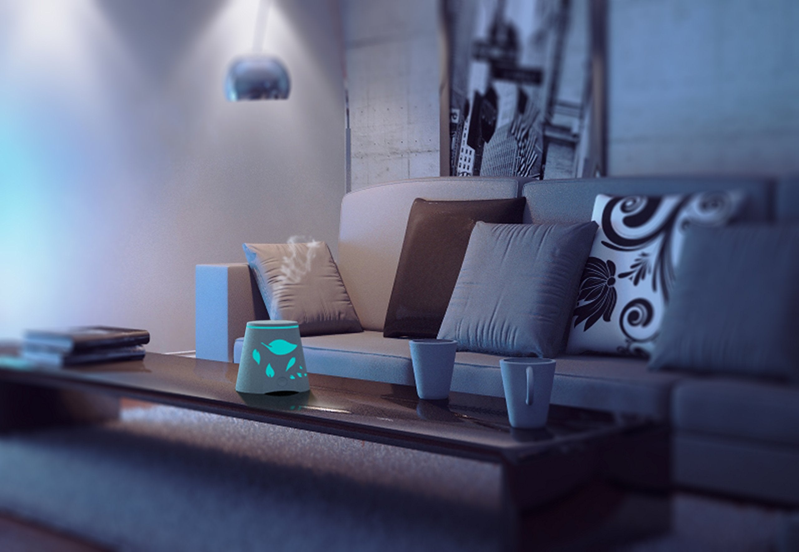 Vita Miracle essential oil diffuser full tank supports rooms up to 800 sq ft.